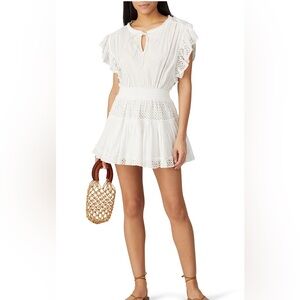 Misa Los Angeles White Mini Dress